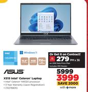 1Asus X515 Intel Celeron Laptop-On 2GB Data Price Plan