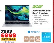 Acer Aspire Lite 14 Intel Core i3 Laptop