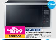 Samsung 28L Electronic Solo Microwave Oven ME6104ST1/FA