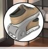 Spaceo Idy Shoe Organiser Adjustable Grey W6.5cm x d26cm x h10.5cm 81461816