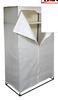 Standing Fabric Wardrobe With Zip Closure H151 x W69.5 x D44cm 81505073
