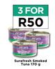 Surefresh Smoked Tuna-For 3 x 170g