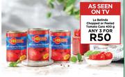 La Belinda Chopped Or Peeled Tomato Cans-For Any 3 x 400g