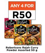 Robertsons Rajah Curry Powder Assorted-50g 