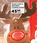 Food Lover's Reindeer Cookies Small-Each