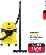 Karcher Wet & Dry Vacuum Cleaner WD3