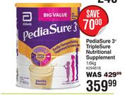 Pedia Sure 3+ Triple Sure Nutritional Supplement-1.6Kg