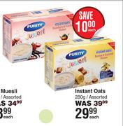 Purity Instant Oats Assorted-280g Each