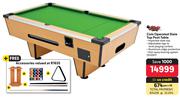 Coin Operated Slate Top Pool Table