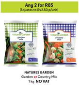 Nature's Garden Garden Or Country Mix-For Any 2 x 1Kg 