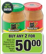 Black Cat Peanut Butter (Selected Excl. Sugar Free Range)-2 x 400g