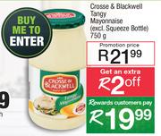 Crosse & Blackwell Tangy Mayonnaise(Excl.Squeeze Bottle)-750g 