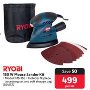 Ryobi 130W Mouse Sander Kit MS-130-Each