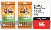Beeno Meaty Treat Rollies (All Variants)-For Any 4 x 120g