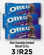 Oreo Chocolate Enrobed Biscuit-For 3 x 32.9g