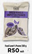 Food Lover's Prunes-500g Each