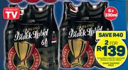 Carling Black Label Non Returnable Bottles Or Cans-For 2 x 6 x 330ml