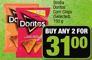 Simba Doritos Corn Chips-2 x 150g