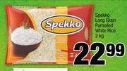 Spekko Long Grain Parboiled White Rice-2Kg