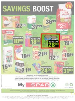SPAR - Eastern Cape : January Budget Booster (7 Jan - 19 Jan 2020), page 8
