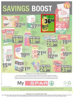 SPAR - Eastern Cape : January Budget Booster (7 Jan - 19 Jan 2020), page 8