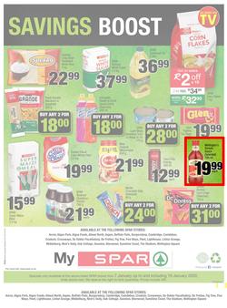 SPAR - Eastern Cape : January Budget Booster (7 Jan - 19 Jan 2020), page 8