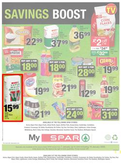 SPAR - Eastern Cape : January Budget Booster (7 Jan - 19 Jan 2020), page 8