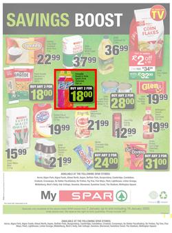 SPAR - Eastern Cape : January Budget Booster (7 Jan - 19 Jan 2020), page 8