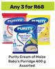 Purity Cream Of Maize Baby's Porridge Assorted-For Any 3 x 400g