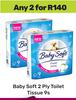 Baby Soft 2 Ply Toilet Tissue-For Any 2 x 9s