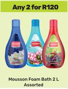 Mousson Foam Bath Assorted-For Any 2 x 2L