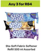 Sta Soft Fabric Softener Refill Assorted-For Any 3 x 500ml