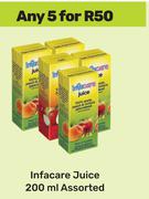 0Infacare Juice Assorted-For Any 5 x 200ml