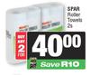 Spar Roller Towels-For 2 x 2s