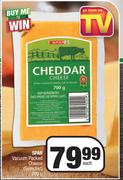 Spar Vacuum Packed Cheese (Selected)-700g Each