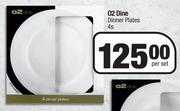 O2 Dine Dinner Plates-4s Per Set