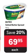 Butro Salted Butter Spread-500g