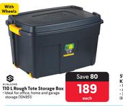 110L Rough Tote Storage Box