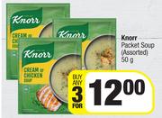 Knorr Packet Soup (Assoretd)-For Any 3 x 50g