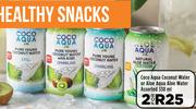 Coco Aqua Coconut Water Or Aloe Aqua Aloe Water Assorted-For 2 x 330ml