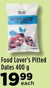 Food Lover's Pitted Dates-400g Each