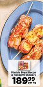Plankie Braai Bacon & Halloumi Skewors-Per Kg