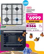 Defy 4-Burner Gas Hob And Electric Oven DCB843E