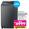 Hisense 16Kg Top Loader Washing Machine WT5T1625DT
