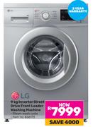 LG 9Kg Inverter Direct Drive Front Loader Washing Machine