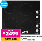 Univa 4 Plate Ceran Electric Hob U156CB