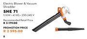 STIHL Electric Blower & Vacuum Shredder SHE 71