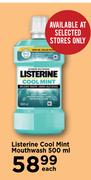 Listerine Cool Mint Mouthwash-500ml Each