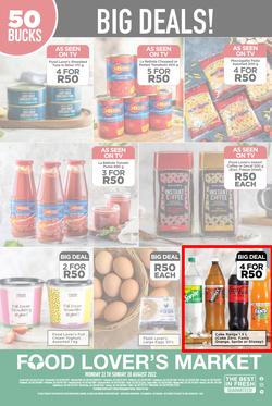 Food Lover's Market Western Cape : Inflation Beating Prices For Only 50 Bucks (22 August - 28 August 2022), page 8
