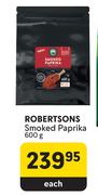 Robertsons Smoked Paprika-600g Each